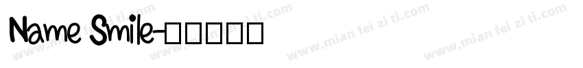 Name Smile字体转换